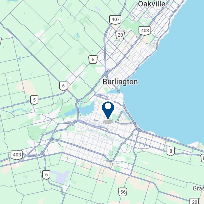 Map of OE Utility Services Hamilton & Area yard in Hamilton